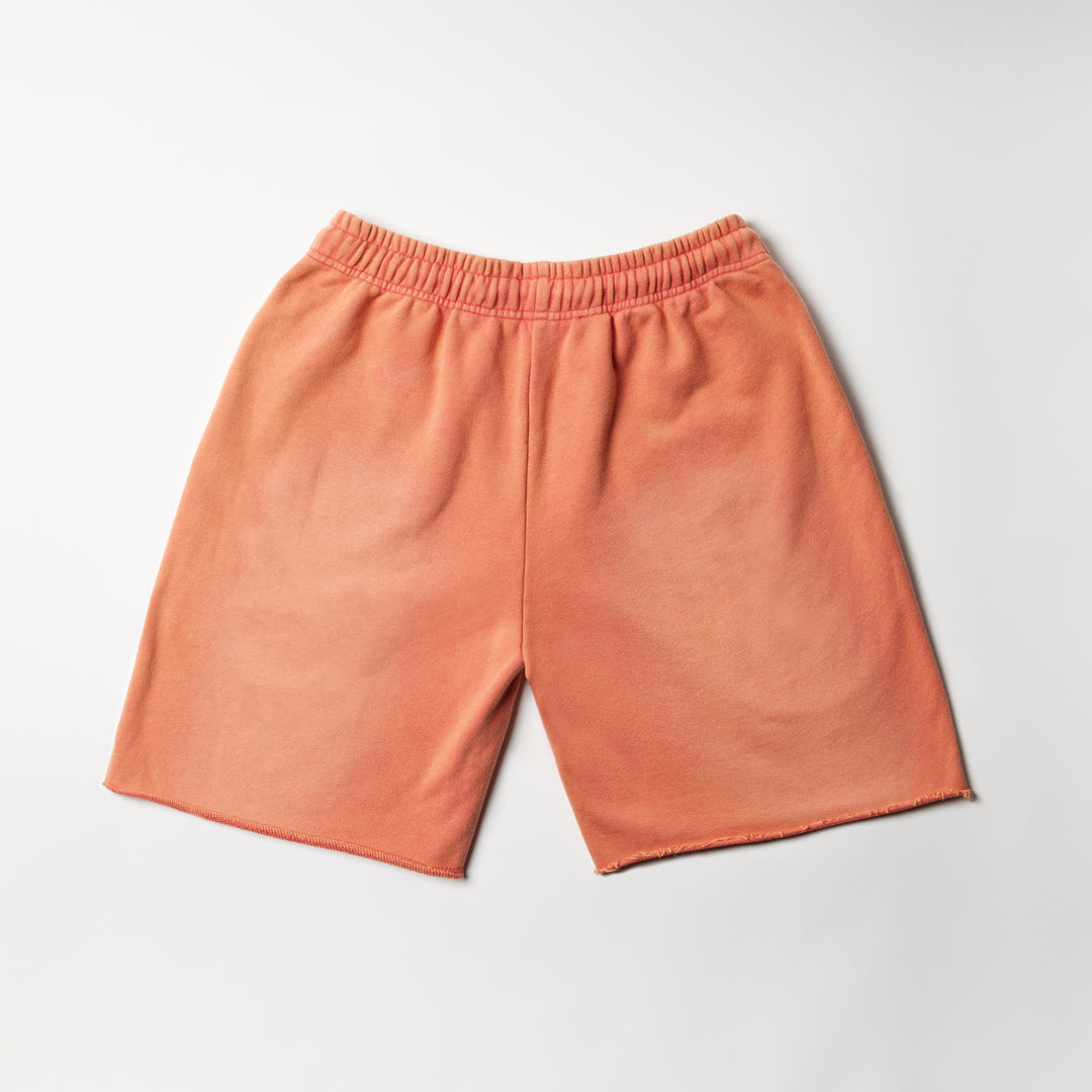 Coral Washed "Lotus" Shorts